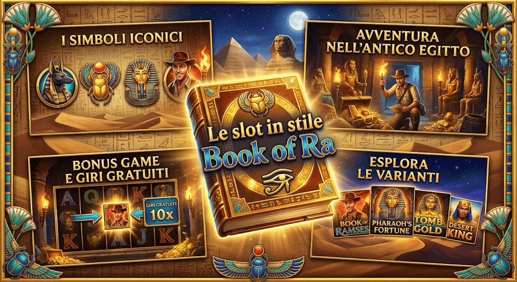 Slot in stile Book